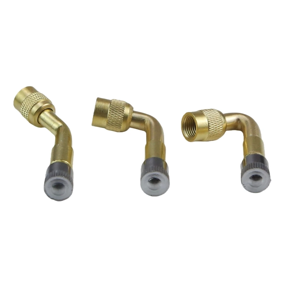 

45°/90°/35° Tyre Valve Extender Adapter Brass Hose For Auto Motorcycle Bicycle Boat Inflation Accessories