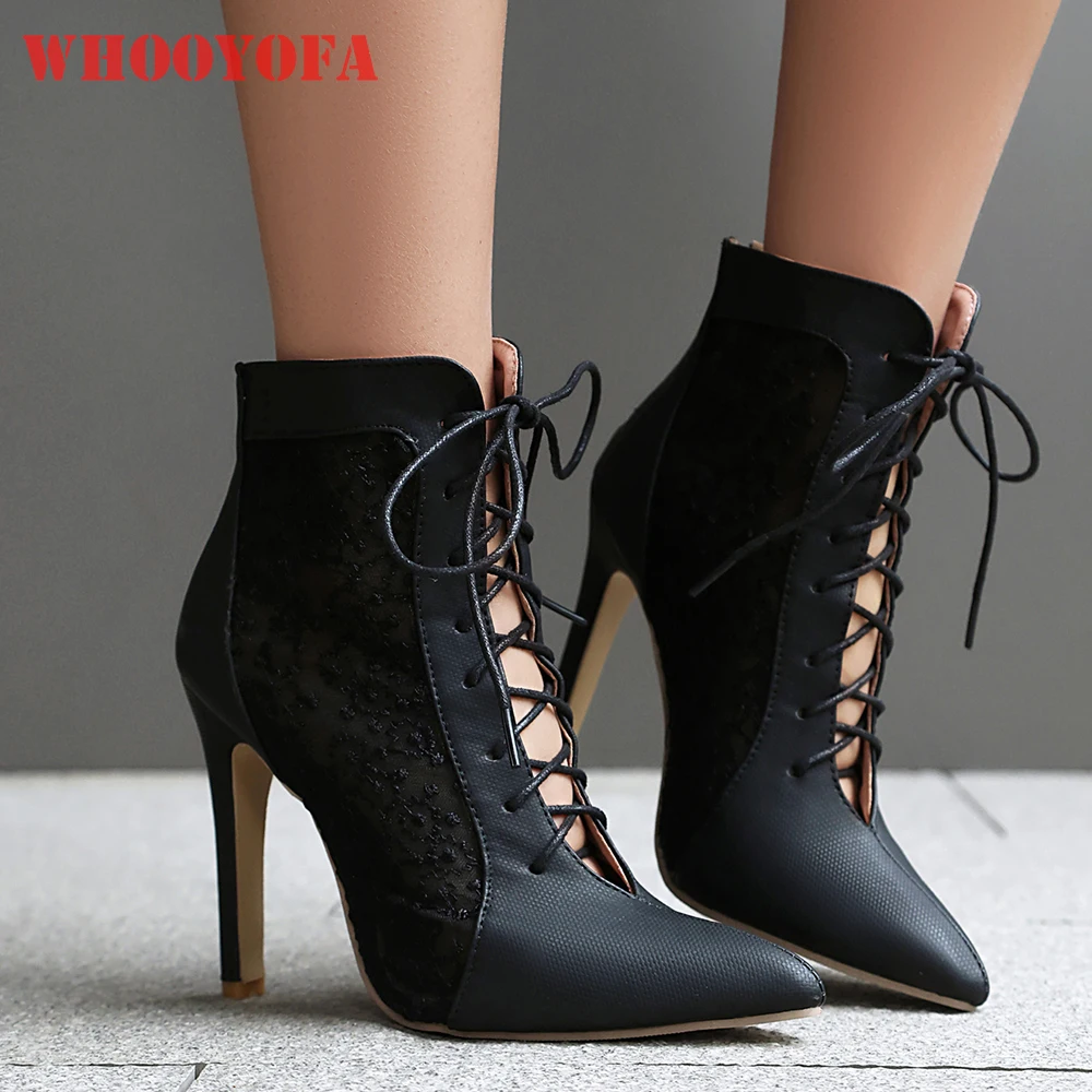 صنادل نسائية صيفية جديدة موديل 2025 باللون الأسود والأرجواني بمقدمة مدببة وكعب عالي مصارع أحذية للسيدات مقاس كبير 12 43 46 48