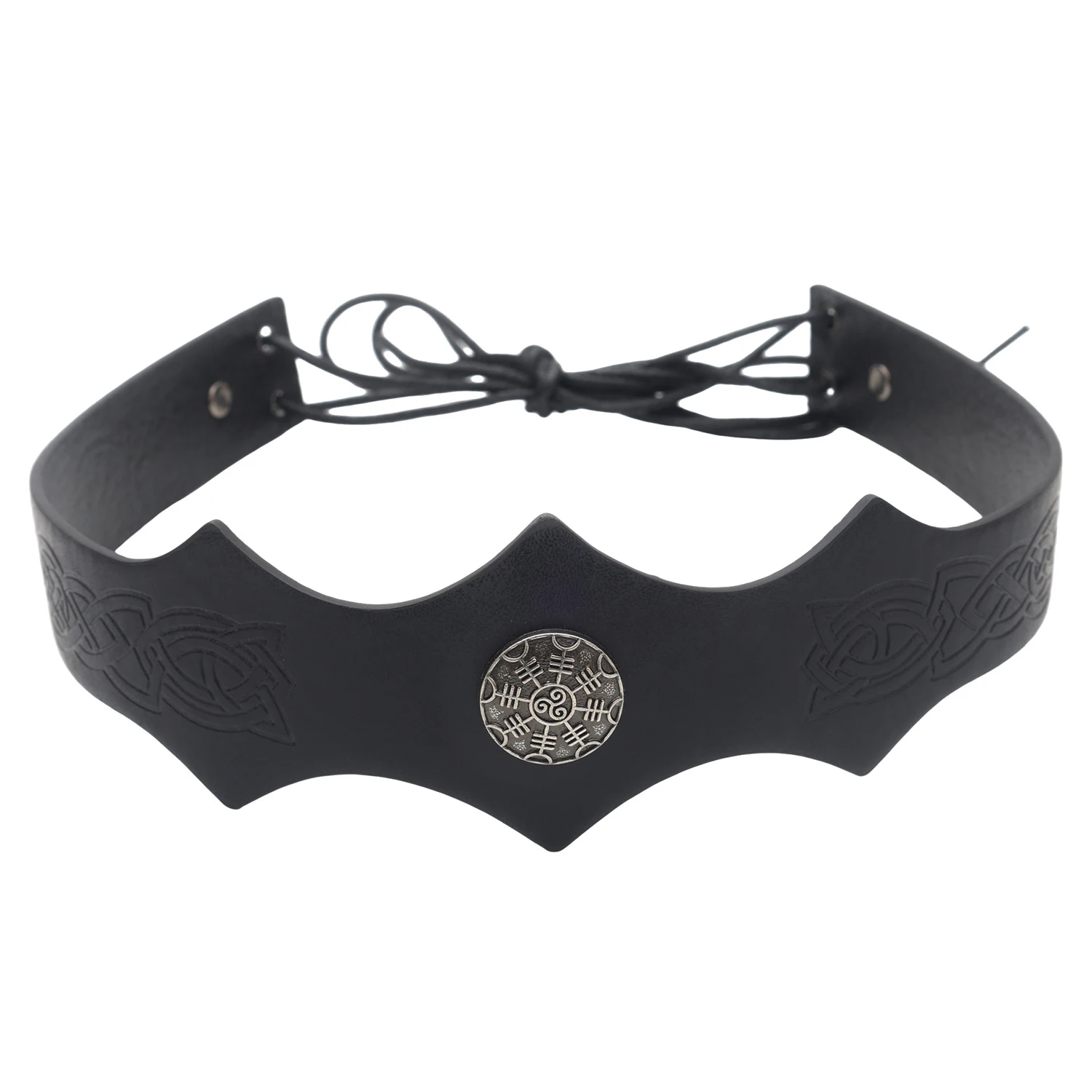 Medieval Knight Headband Viking King CrownDress Up Halloween Cosplay LARP AccessoryAncient Roman Warrior Gladiator Headgear