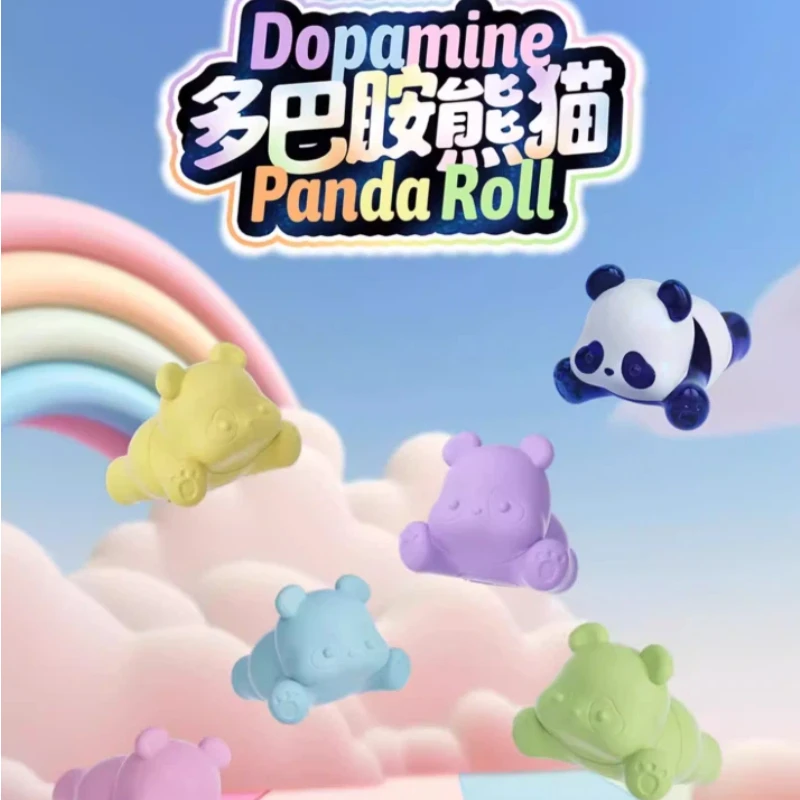 

52TOYS Panda Roll Mini Surprise Blind Box Dopamine Pastel Color Panda Figurine Desktop Ornament Toy Gift For Kids Panda Lovers