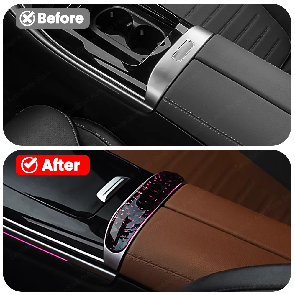 

LED 64 Colours Ambient Lights For Mercedes Benz GLC X254 C Class W206 Car Center Console Saddle Light Interior Decorative Lamp