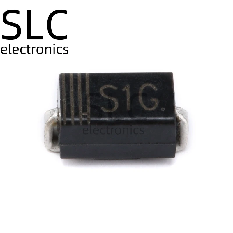 100pcs SMA DO-214AC SMD General Purpose Rectifier Diode GS1G M1 M2 M4 M7 GS1M S1G S1M S2M S1A S1B S1J Diodes