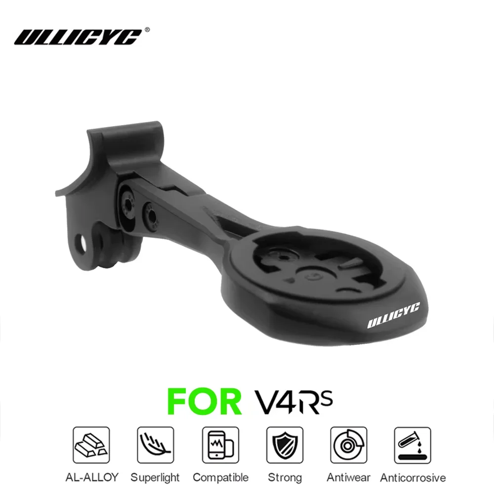 لـ C68 V4RS CC.01 حامل الكمبيوتر المدمج Gopro متوافق مع نظام تحديد المواقع/Garmin/Bryton/Wahoo من سبائك الألومنيوم