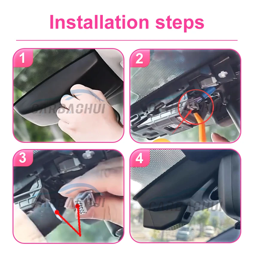 

Видеорегистратор для Toyota Sienna (XL40) 2025 2024 2023 2022 2021, 4K автомобильный видеорегистратор Plug and Play, скрытая камера ночного видения