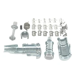 Para SKODA OCTAVIA 2005-2008 KIT de reparación de cilindro de barra de cerradura de puerta de conductor izquierdo 1Z 0837167 C 6Y 0898167 E AL019L Reparación