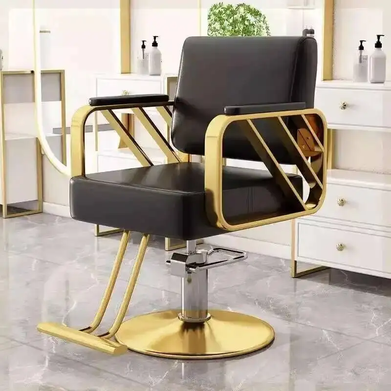 

Modern Hairdressing Barber Chairs Ergonomic Stylist Swivel Esthetician Barber Chairs Barbershop Silla De Barbero Salon Equipment