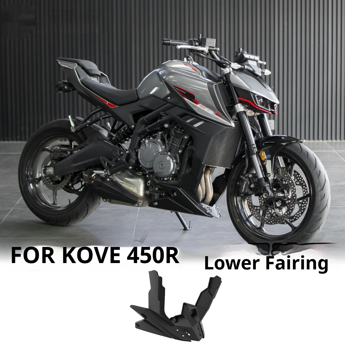 For KOVE 450R Lower Fairing Belly Pan Underbody Guard Full Body Kit No-Drill Accesorios Moto