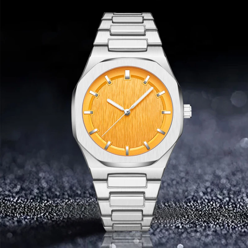 

2025 Новые мужские кварцевые часы с водонепроницаемым ночником, модные и повседневные мужские повседневные кварцевые часы