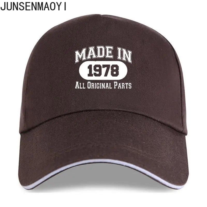 2024 New Men\'S Baseball cap Made In 1978 All Original Parts Men Women Unisex Trucker Hat Snapback Hats Beach hats Adjustable Cap