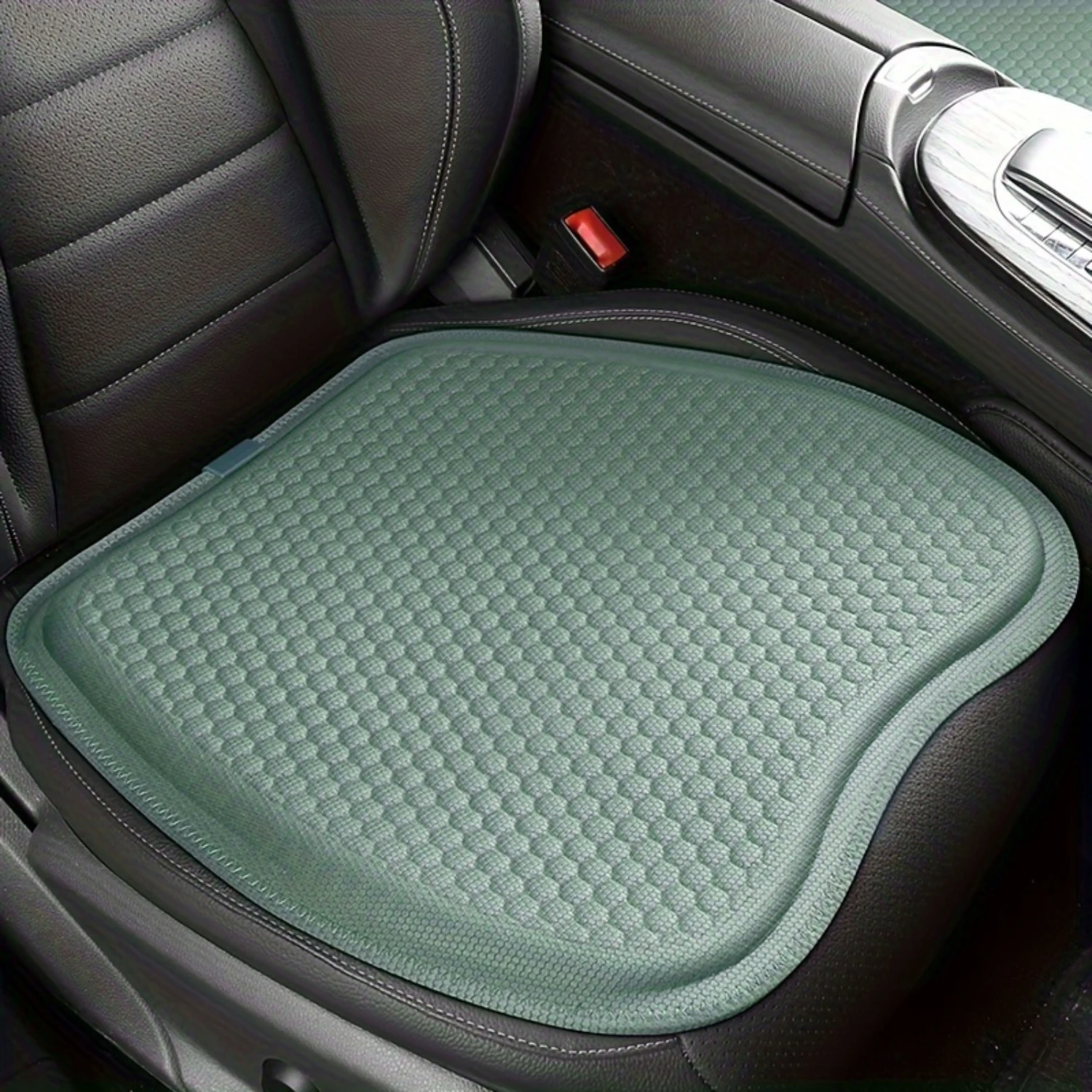 Gel Seat Cushion for Office, Car, and  Chairs - Cool and Breathable Comfort with Easy-Clean Polyester Fiber Cover