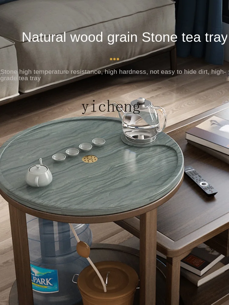 Zc Tea Table Living Room Home Simple Modern Multi-Functional Size Combination Kung Fu Coffee Table Tea Table One