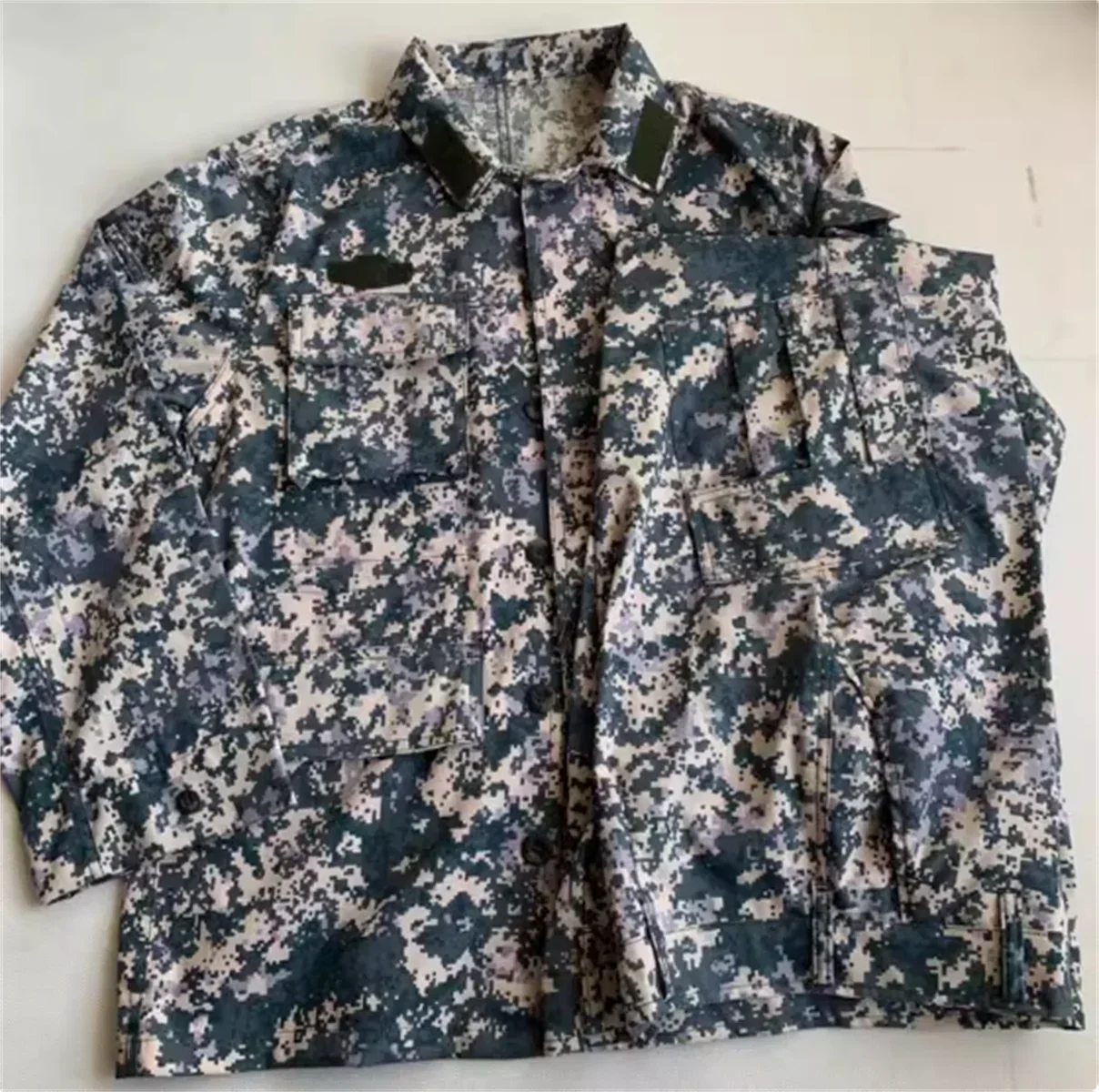 Summer thin breathable electronic camouflage set made of pure cotton, wear-resistant and non pilling