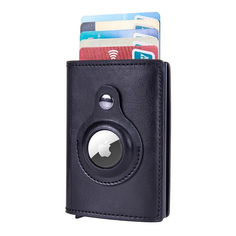 

New Airtag Wallet Credit Card Holder Men Women Money Bag Rfid Smart Pop Up Minimalist Wallet Small Purse for Air Tag Tracker