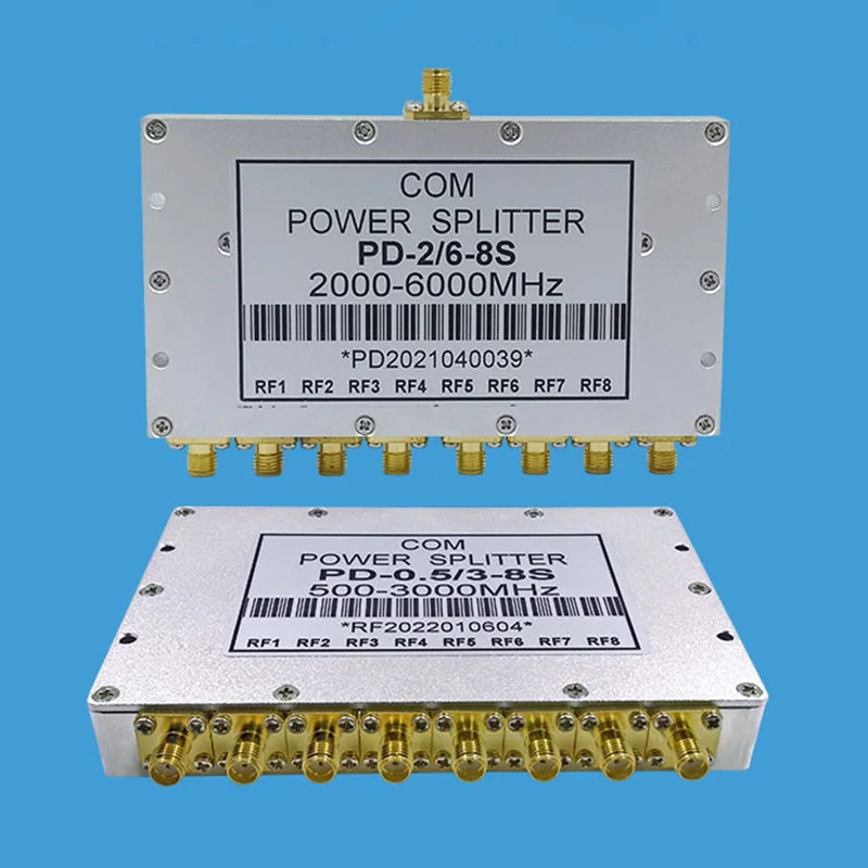 1 sztuk 8 Way SMA rozdzielacz mocy 500mhz ~ 6000MHz,SMA siła żeńska rozdzielacz kabel sygnałowy rozdzielacz żeński rozdzielacz 2.4G 5.8G