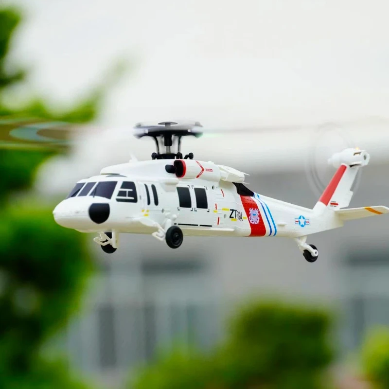 K270 Black Hawk UH-60L Brushless Optical Flow Altitude Hold Version 4-CH 4-Blade Aileronless Helicopter with 6-Axis Gyro