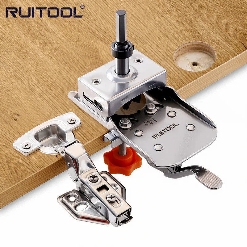 

Stainless Steel Hinged Hole Positioner, Adjustable Margin Quick Clip Punching Tool