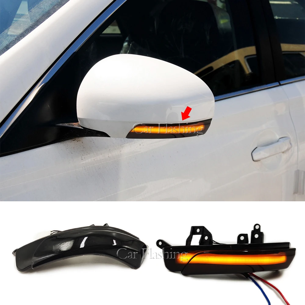 LED Dynamic Turn Signal Light Side Wing Mirror Lamp Indicator For Toyota PRIUS REIZ Camry WISH MARK X CROWN AVALON PASSO IQ EV