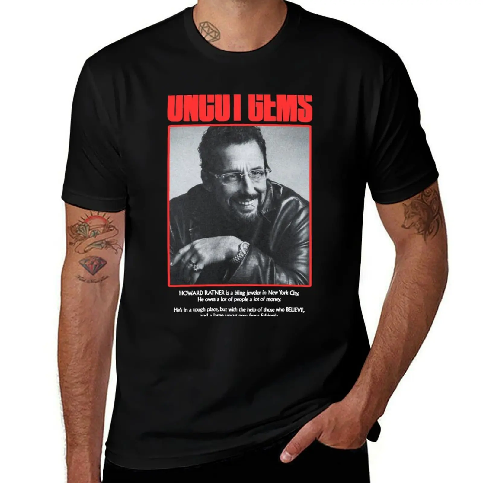 

not-Uncut-GEMS T-Shirt man t shirts for men cotton tshirt 100% cotton t shirt man T-shirt