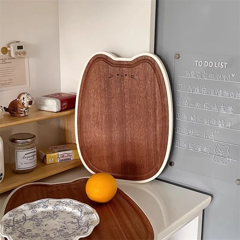 PYH household ebony antibacterial and mildew-proof cutting board kitchen special fruit solid wood cutting panel