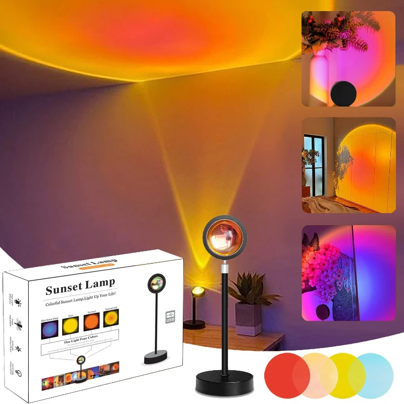 4Colors USB Sunset Projector Lamp