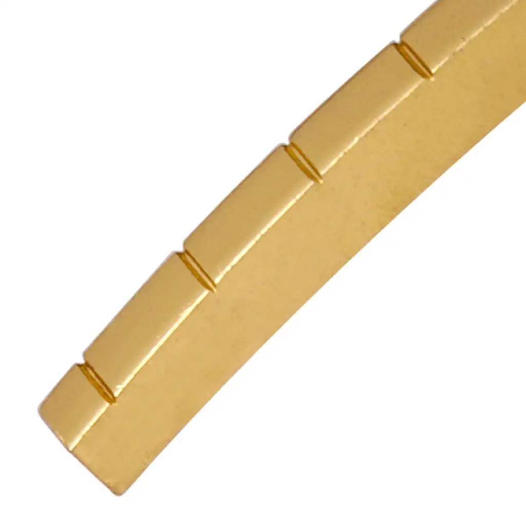 Durable Curved Brass Electric Guitar Nut 43mm Slotted Strat Style Guitar Parts for ST TL Upgrade Kits