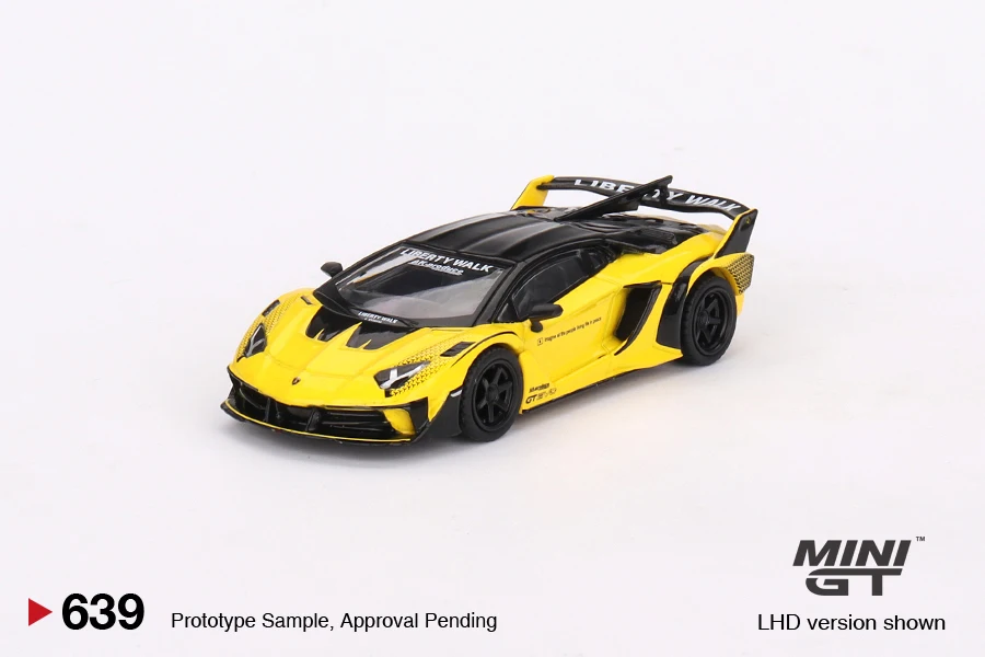 TSM MINIGT1:64 أفينتادور GT EVO # 639 دييكاست نموذج سيارة لعب الاطفال هدية