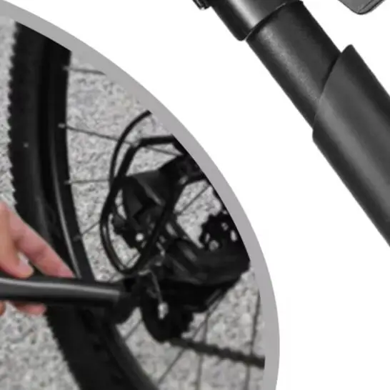 

Portable Bike Pump For Road Bikes/Mountain Bikes High Pressure With Install Rack Telescopic Rod Max 80PSI 1pc Lightweight Pump