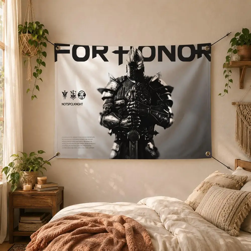 Game-For Honor Medieval Fighting Flags Decorative Flag Banner for Outdoor Garden Yard Camping Party Home Wall Hanging Decor