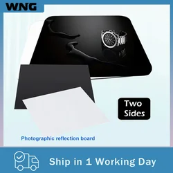 20/30/40CM Photographic Reflection Board Plastic Board Acrylic White Black Background Studio Accessory Photo Display Board