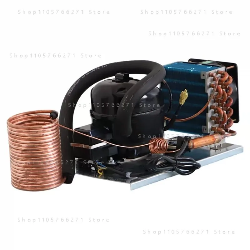 220V DC Refrigeration Compressor QD25W-R134a-220V-63W for Car Fridge Solar Freezer Marine Cooler Up to 300L