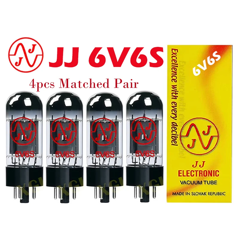 JJ 6V6 6V6S Vacuum Tube Replace 6V6 6V6GT 6P3P 6F6 6N6C Electron Power Tube Amplifier Kit DIY Audio Factory precise Matched