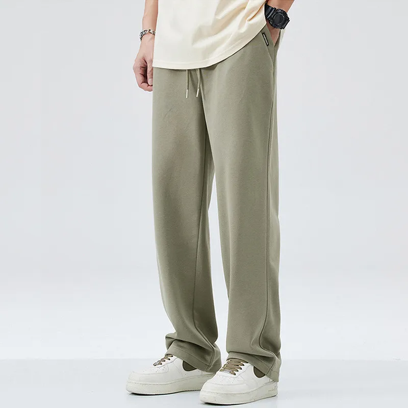 

Men's Trendy Loose Casual Pants Spring Summer Wide Leg Pants Sports Sweatpants Straight Leg Trousers XXXL Bottoms