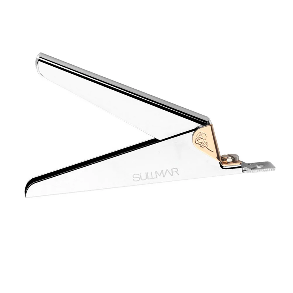 U-förmiger Nagelknipser aus Edelstahl, professionelles Maniküre-Werkzeug für natürliche künstliche Acrylnägel, Pediküre-Schneider, Trimmer