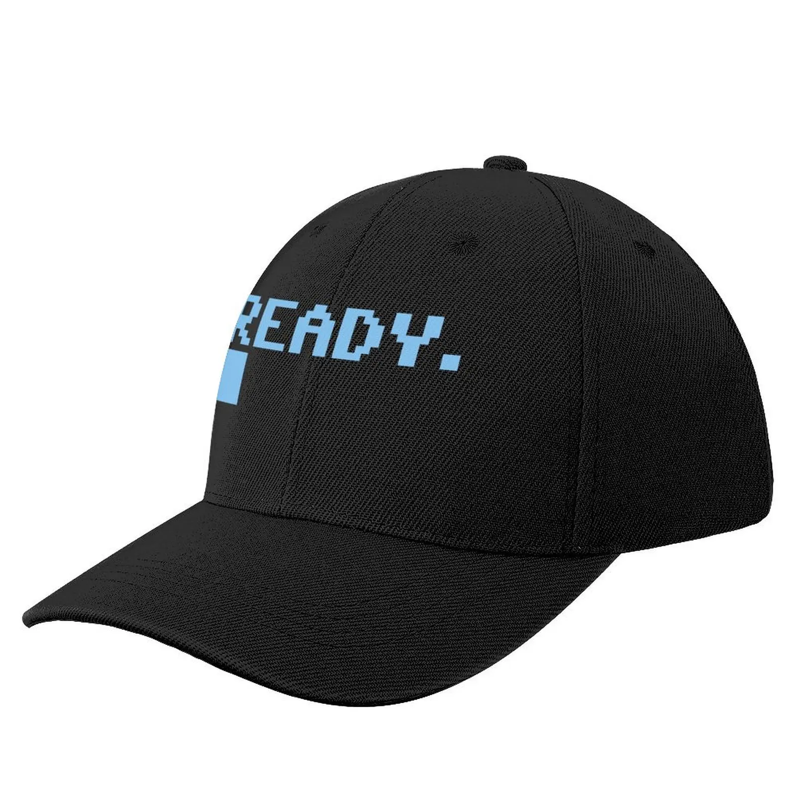 Ready for 8 Bit (C64 Prompt) Baseball Cap black Icon Men Golf Wear Women's