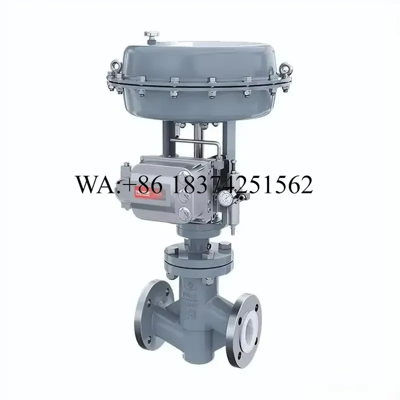 Wmwmnu for Single Seated 4-20mA Positioner Pneumatic Flange Globe Valve Pneumatic Fluorine Lined Control Valve