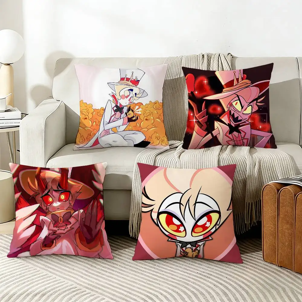 L-Lucifer M-Morningstar Various Sizes Square Pillow Case For Car Home Bedchamber Decor