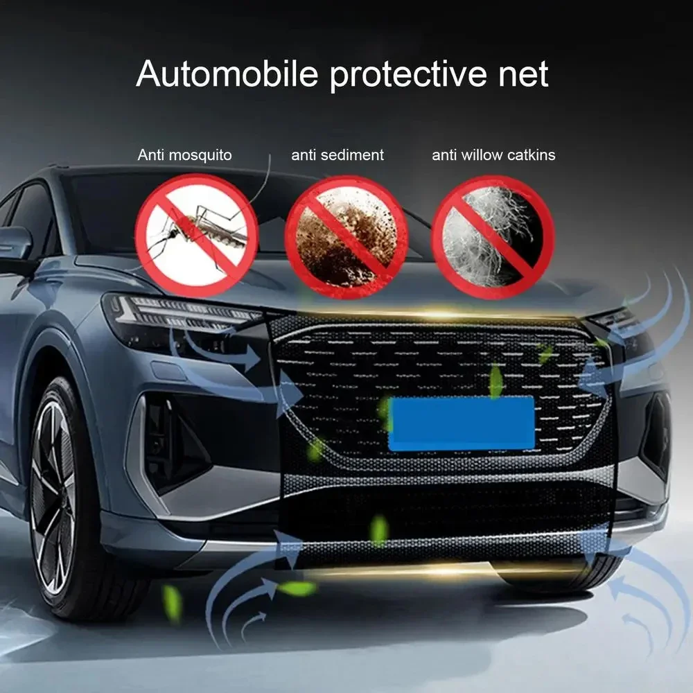 Universal Mesh Net Car Radiator Grille Front Bumper Modified Mesh Sheet Car Exterior Protection Accessories car head protection