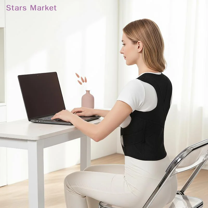 New 1Pcs Posture Correction Belt With Support Splint Adjusts Back Posture Improves Posture And Body Shapes Shoulders And Back