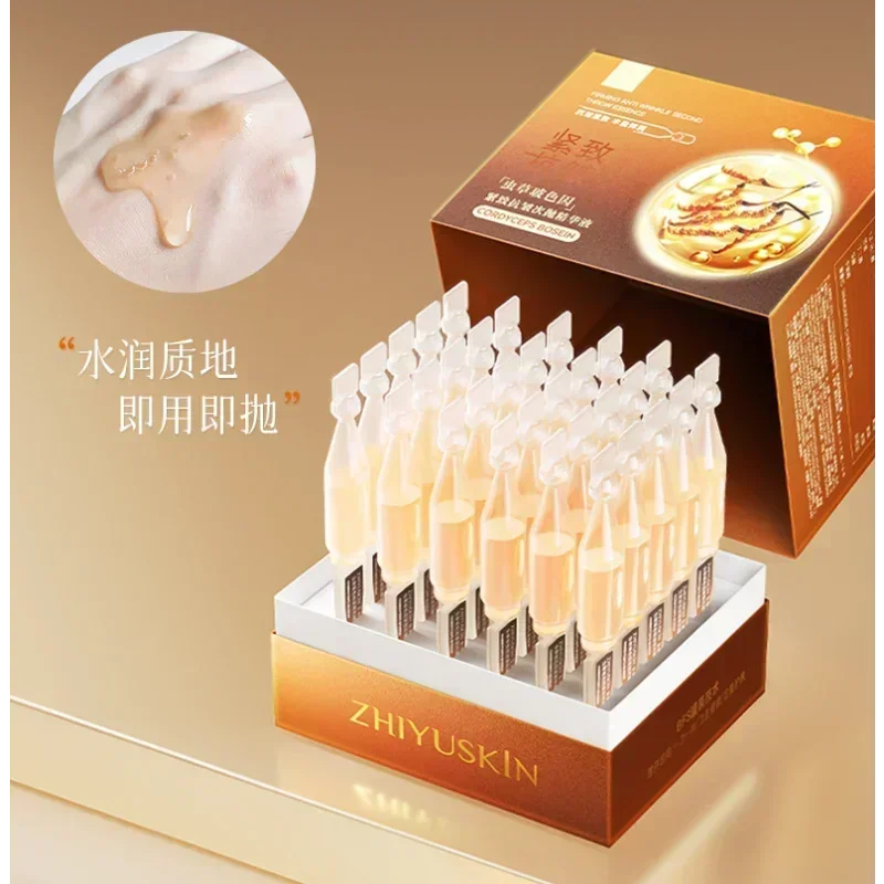Cordyceps Pro-Xylane Essence 30pcs Hyaluronic Acid Firming Anti-Wrinkle Moisturizing Shrinking Pore Anti-aging Skin Care Product