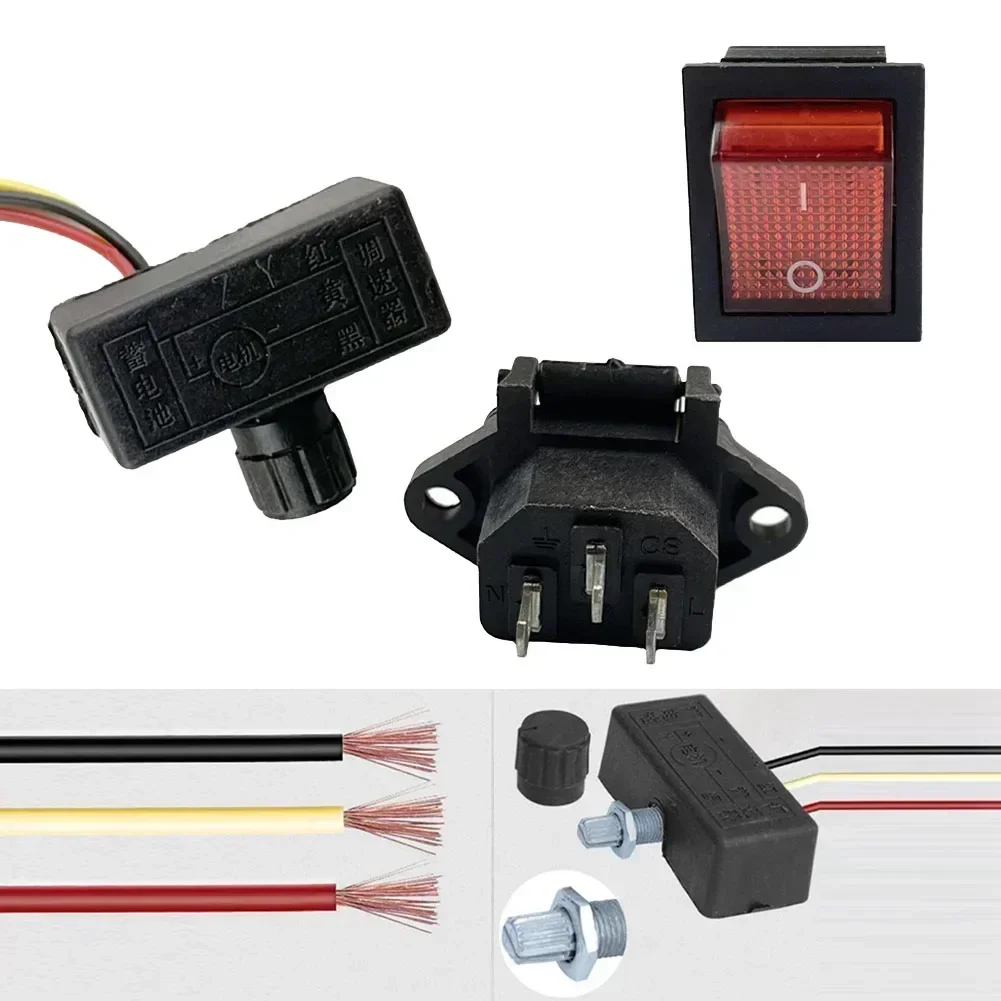 

Power Switch Switch Power Tool Electric Home Plastic Replacement Sprayer Accessories Adjustment Charging Socket