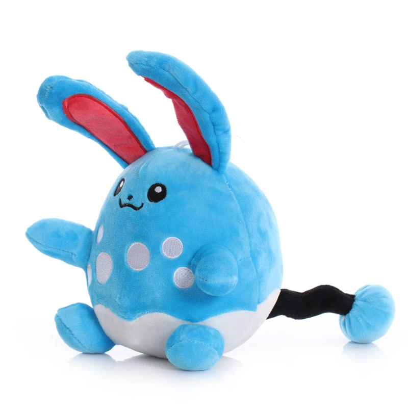 Azurill Marill Azumarill mainan boneka, hadiah boneka mesin cakar Pokemon Evolution