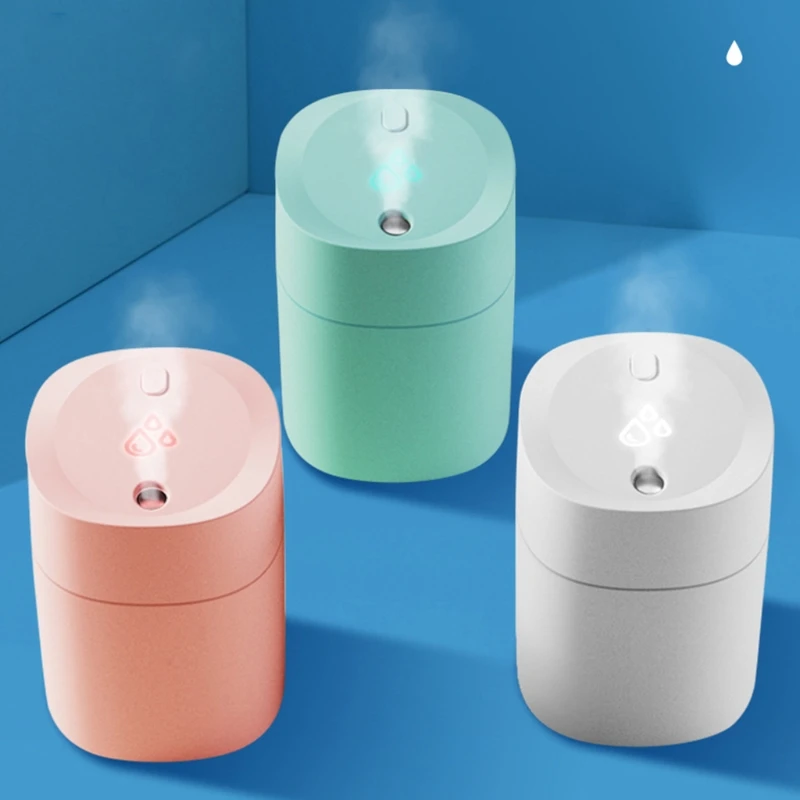 220Ml Mini Cool Mist Humidifier USB Desktop ส่วนตัวสำหรับรถบ้านห้องนอนสำนักงานท่องเที่ยว Auto Shut-Off