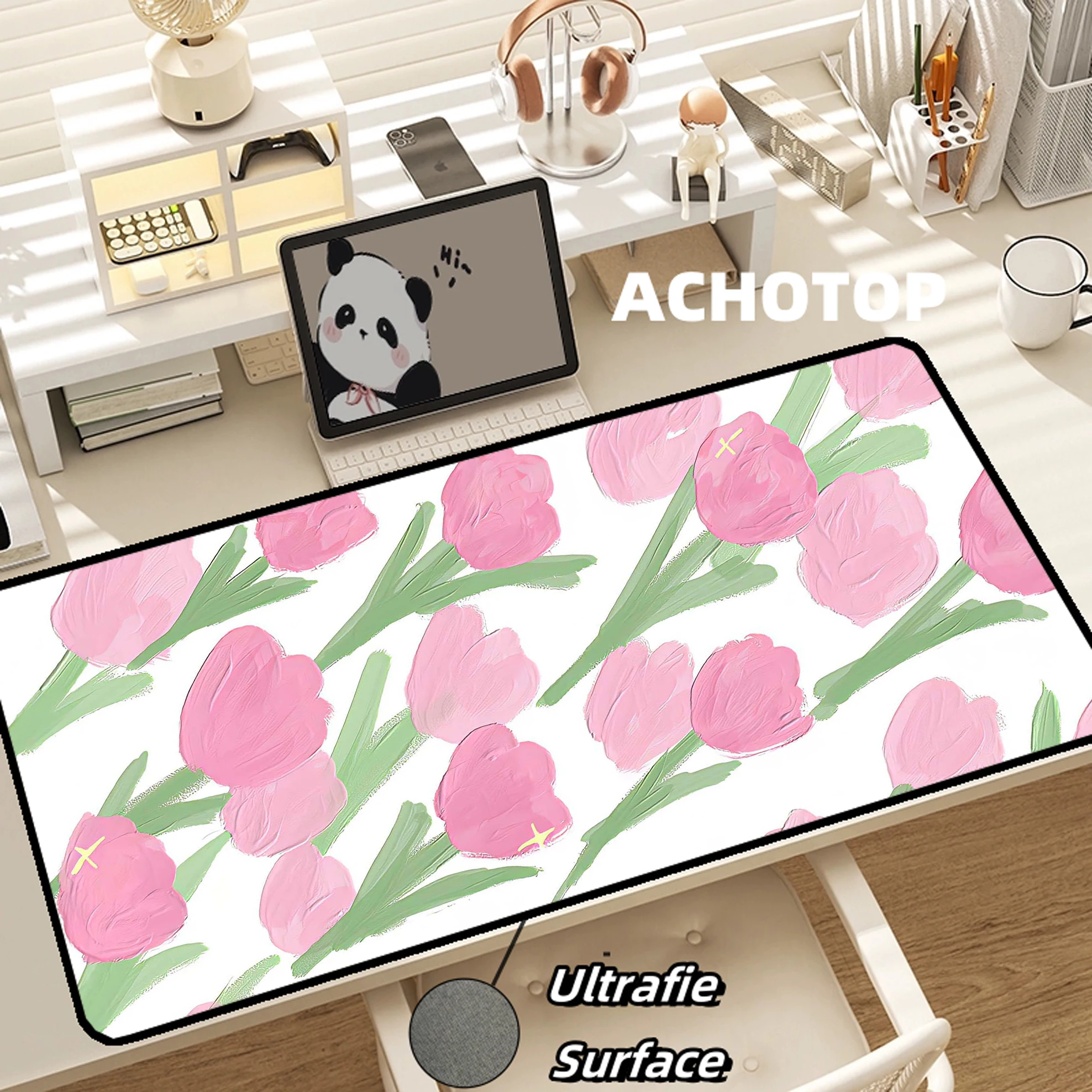 

Ultrafine Surface Flower Extended Mouse Pad Office Mousepad Gaming Speed Keyboard Pads Table Carpet Computer Gamer Desk Mat