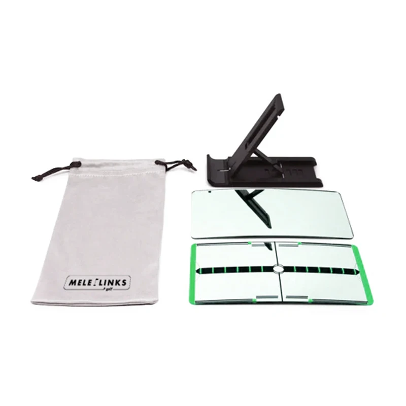 miroir-d'entrainement-de-golf-miniature-avec-retour-d'information-pour-corriger-l'alignement-du-putting