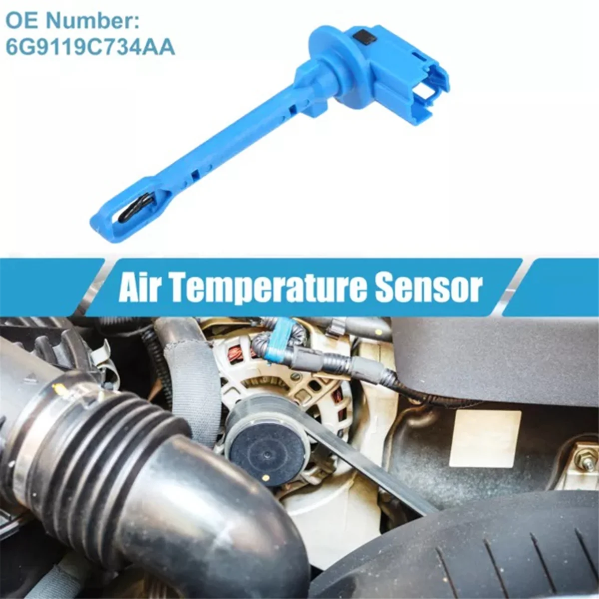 1 قطعة A/C المبخر استشعار درجة الحرارة لفورد لينكولن تشانغآن 6G91-19C734-AA 6G9119C734AA فورد أجزاء