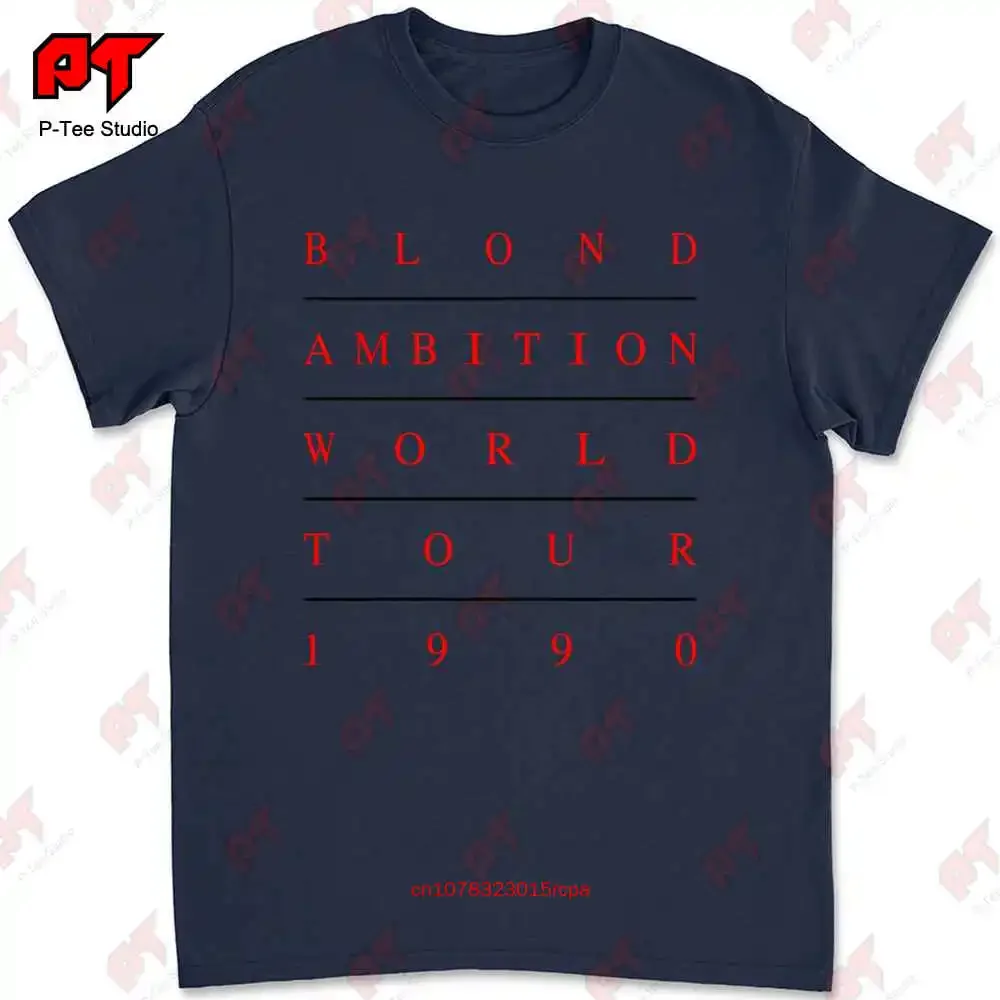 1990 Madonna Blond Ambition World Tour Concert T-shirt V294