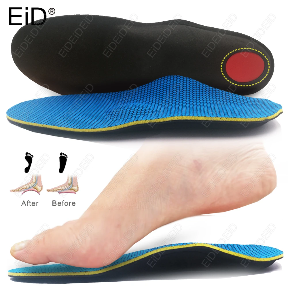 

1/2 Pairs Orthopedic Insoles Plantar Fasciitis Flat Feet Relief High Arch Support Massage Function For Men Women Sneakers ﻿