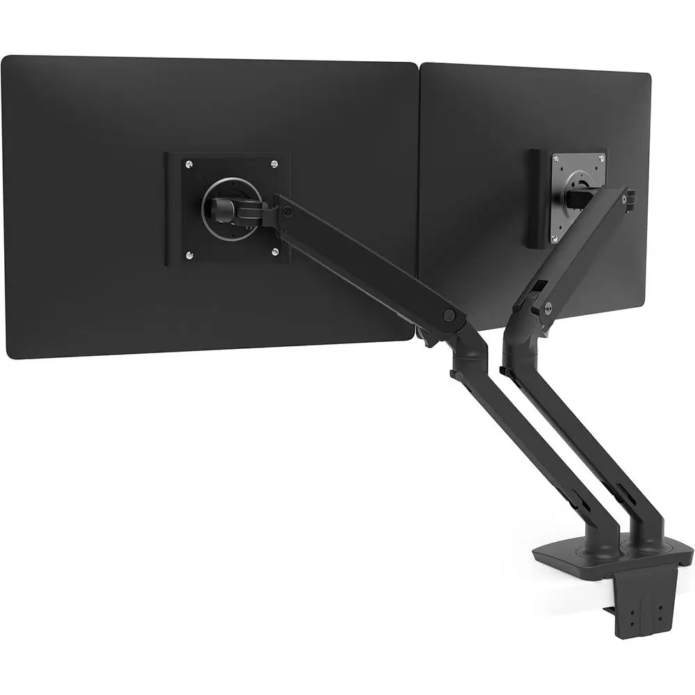 

Dual Monitor Desk Mount for 24 Screens, 7-20 lbs Capacity, Matte Black Finish