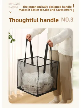 Large Collapsible Laundry Hamper 3