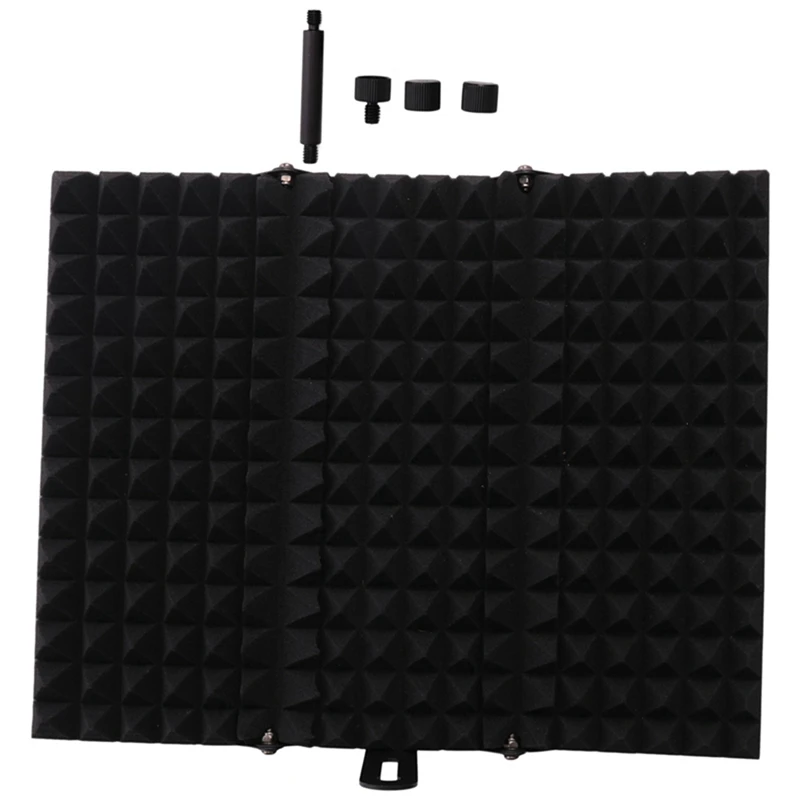 Microphone Isolation Shield, Professional Studio Recording Equipment For Sound Booth, Suitable For Blue Yeti Other Mic